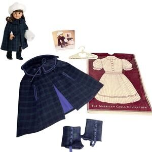 American Girl Samantha Cape & Gaiters Pleasant Co Tartan Plaid Coat Pamphlet